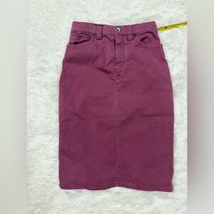 Nolita elegante Plum Pencil Skirt